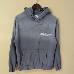 NWOT Zara Gray Boy's Oversized Hoodie Sz 11/12